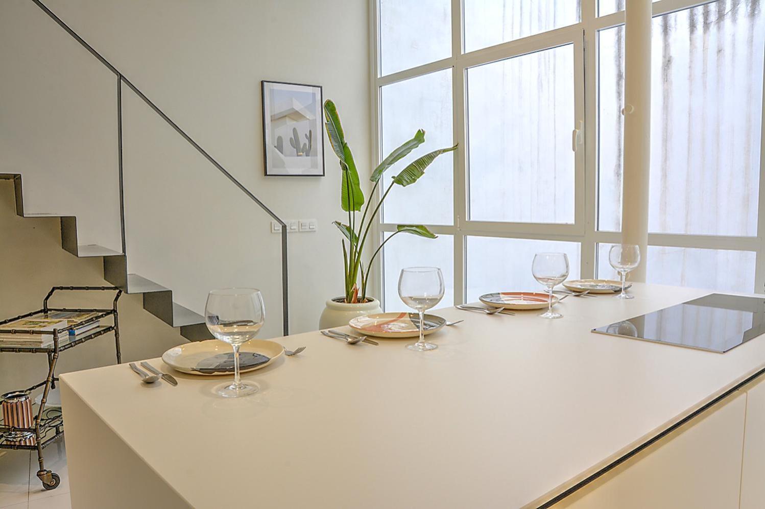 Moderno Duplex Sevillano Bagian luar foto
