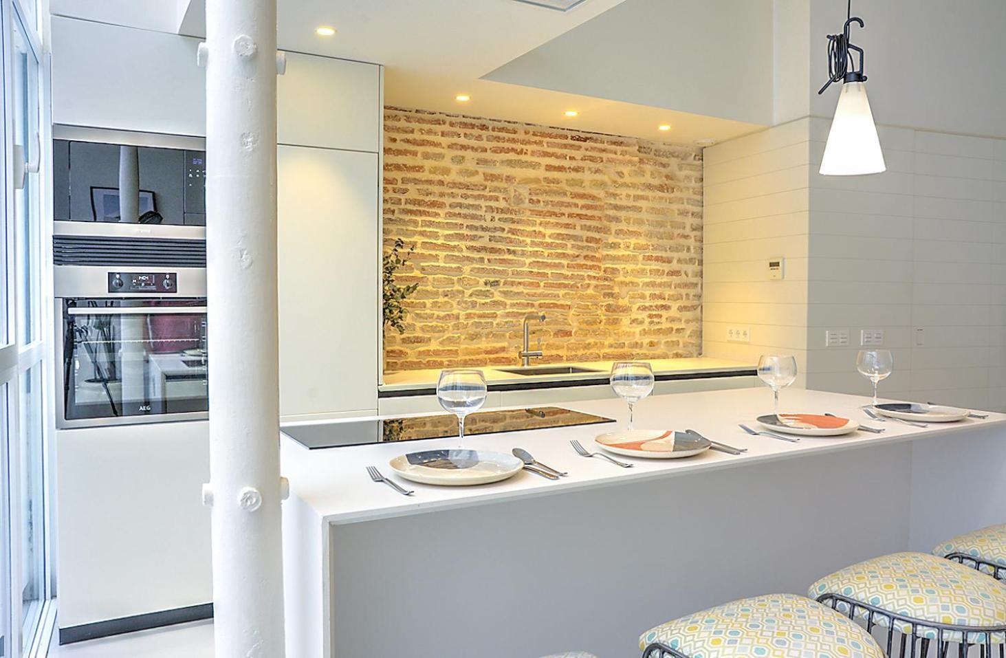 Moderno Duplex Sevillano Bagian luar foto